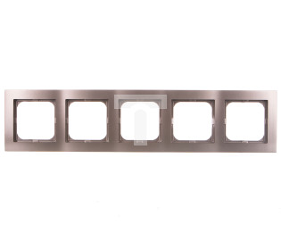 AS Ramka pięciokrotna satyna light R-5G/45