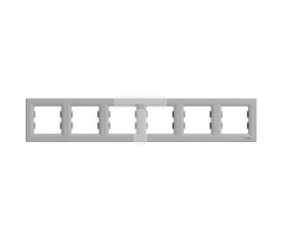 ASFORA Ramka 6-krotna pozioma aluminium EPH5800661