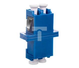 Adapter światłowodowy LC/LC duplex SM /ceramiczna ferrula/ niebieski DN-96007-1