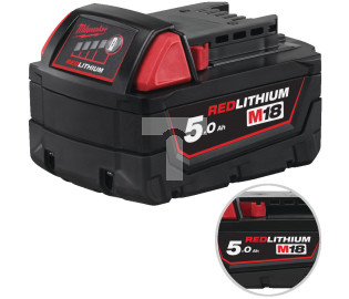 Akumulator M18 18V, Li-Ion o pojemności 5.0Ah MILWAUKEE