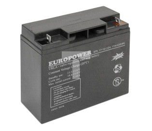 Akumulator bezobsługowy AGM 17Ah 12V Europower EPL 17-12