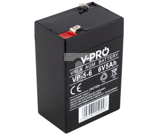 Akumulator bezobsługowy AGM do zasilacza UPS 6V 5Ah VOLT VPRO