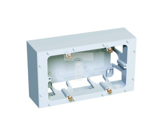 Altira Puszka natynkowa podwójna gł. 40mm /4moduły/ ALB45444