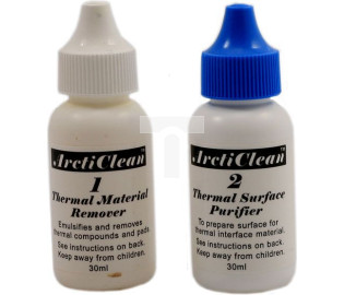 Arctic Zestaw płynów ArctiClean do usuwania pasty termoprzewodzącej 30 ml (ACN-60ML)
