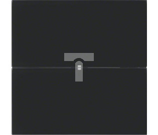B.IQ Przycisk 2-krotny standard, szkło czarne 75162092
