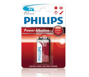 Bateria alkaliczna 6LR61 / 9V POWER ALKALINE 6LR61P1B/10 /blister/