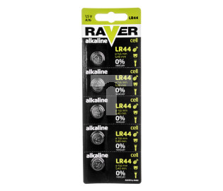 Bateria alkaliczna RAVER LR44 /blister 5szt./ B7970
