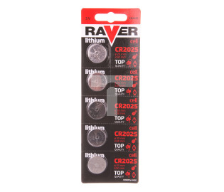 Bateria litowa RAVER CR2025 /blister 5szt./ B7325