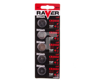 Bateria litowa RAVER CR2032 /blister 5szt./ B7332