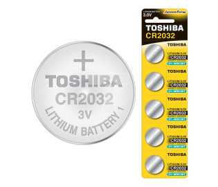 Baterie Specjalistyczne TOSHIBA Litowa CR 2032 3V Blister 5szt. T00167260