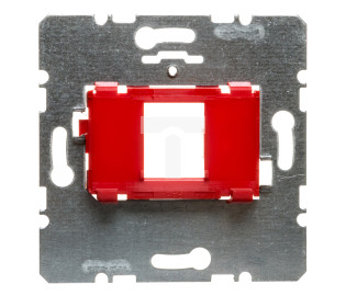 Berker R.1/R.3 Płytka nośna pojedyncza z czerwonym elementem mocującym 454001