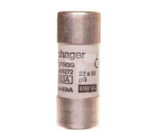 Bezpiecznik cylindryczny BiWtz 22x58 gG 63A LF563G