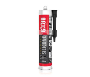 CX80 Silikon professional 310ml czarny 99.063