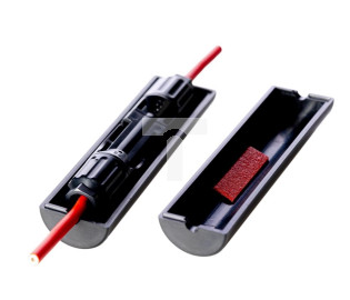 Connector Box 4 szt - Obudowa złącza kabla solarnego MC4 z plastrem Stop Fire Sticker