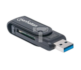 Czytnik Kart Pamięci 24w1 SD/MicroSD/MMC USB 3.0 Manhatan