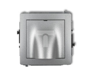 DECO Mechanizm wypustu kablowego srebrny metalik 7DWPK