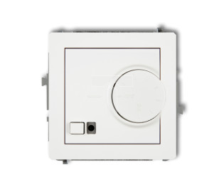 DECO Regulator temperatury elektroniczny z czujnikiem podpodłogowym biały DRT-1