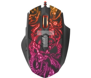 DEFENDER MYSZ PRZEWODOWA TITAN GM-650L OPTIC 800/1600/2400/3200/4800/6400 DPI 6P RGB 52650