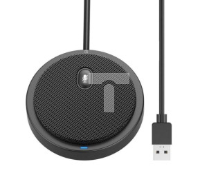 Dookólny Mikrofon Konferencyjny 360 USB 2.0 z Wyciszeniem