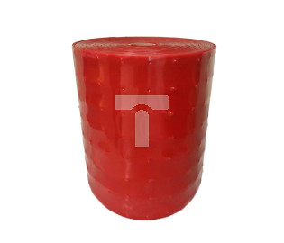 Folia Kablowa ENEA czerwona 30cm/0,5mm perforowana, igłowana TO-ENC/50/30 perf. /100m/