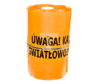Folia kablowa ostrzegawczo-lokalizacyjna TOL 25 /Uwaga kabel światłowodowy/ 68320 /100m/