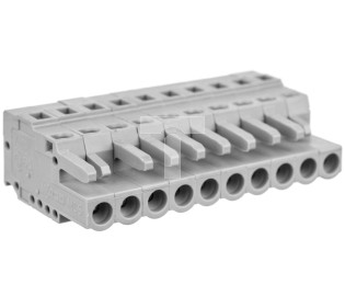 Gniazdo MCS-MIDI Classic 10-biegunowe szare raster 5mm 231-110/102-000