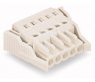 Gniazdo MCS-MIDI Classic 6-biegunowe jasnoszare raster 5mm 721-106/037-000 /50szt./