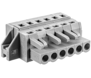 Gniazdo MCS-MIDI Classic 6-biegunowe szare raster 5mm 231-106/031-000