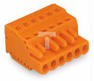 Gniazdo MCS-MIDI Classic 7-biegunowe pomarańczowe raster 5,08mm 231-307/026-000 /50szt./