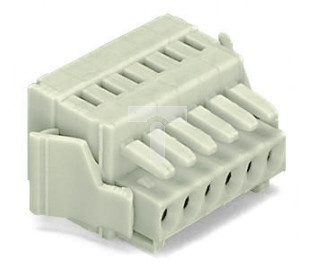 Gniazdo MCS-MINI Classic 6-biegunowe jasnoszare raster 3,5mm 734-106/037-000/033-000 /50szt./