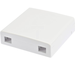 Gniazdo abonenckie światłowodowe FO FTTH na 2 adaptery SC simplex Alantec