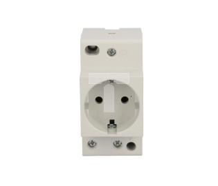 Gniazdo modułowe 2P+Z 10/16A 230V Schuko, na szynę 002414020