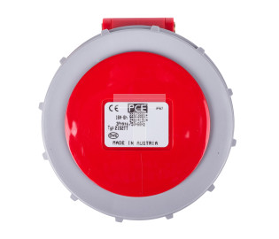 Gniazdo przenośne 16A 5P 400V czerwone IP67 TURBO TWIST 2152-6tt