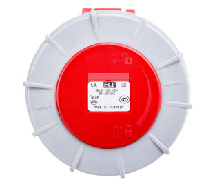 Gniazdo przenośne 63A 4P 400V czerwone IP67 POWER TWIST 234-6