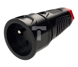 Gniazdo przenośne gumowe 16A 2P+Z 230V IP20 TAURUS2 2410-srw_b