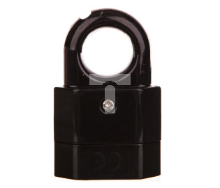 Gniazdo przenośne z uchwytem b/u Euro 2,5A 250V czarne GP2C-2