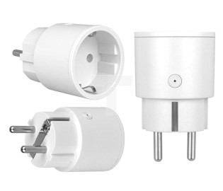 Gniazdo sieciowe 230V sterowane WiFi SMART 2P+Z 10A białe LTC
