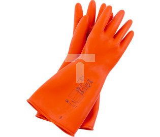 HUBIX H044 0OG Rękawice elektroizolacyjne klasy 0, pomarańczowe 36cm, do 1000V AC/ 1500 V DC, ROZMIAR: 10
