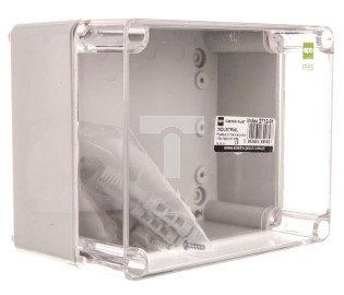 INDUSTRIAL Puszka hermetyczna n/t 170x135x107 IP65 transparentna 2712-01