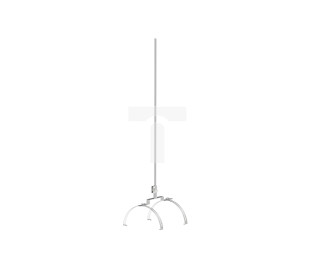 Iglica gąsiorowa podwójna L-1000mm fi 12mm aluminiowa 71.10 AL /97101009/