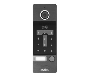 Jednorodzinny zewnętrzny panel wideo z czytnikiem kart i szyfratorem HD szary VO-812IDSPHD ENT10000462