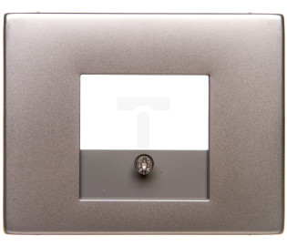 K.5 Element centralny do gniazda ładowania USB, TAE i głośnikowego stal szlachetna nierdzewna 10357004