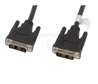 Kabel DVI-D(18+1) Full HD 1,8m czarny CA-DVIS-10CC-0018-BK