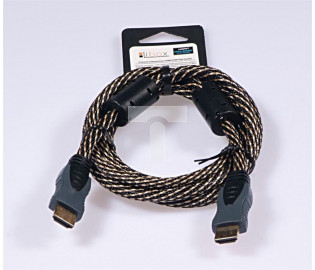 Kabel HDMI High Speed with Ethernet CCS 1,8m w oplocie LB0039