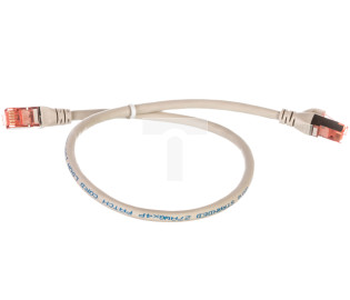 Kabel krosowy (Patch Cord) S/FTP kat.6 szary 0,5m DK-1644-005