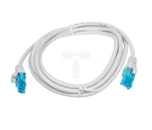Kabel krosowy (Patch Cord) U/UTP kat.5e szary 2m DK-1512-020