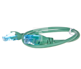 Kabel krosowy (Patch Cord) U/UTP kat.5e zielony 0,5m DK-1512-005/G