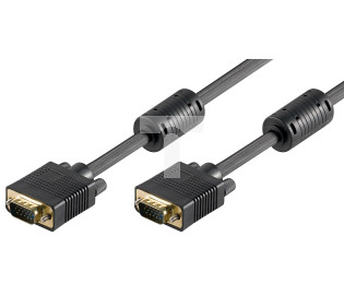 Kabel monitorowy VGA D-Sub(15-pin) Full HD SVGA 5m 50490