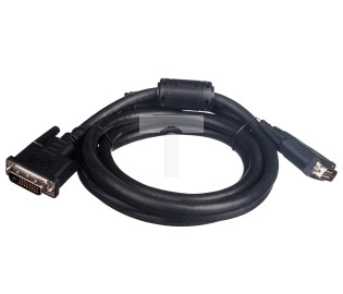 Kabel połączeniowy DVI-D Dual Link Typ DVI-D(24+1)/DVI-D(24+1), M/M czarny 2m AK-320101-020-S