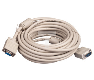 Kabel przedłużający SVGA Typ DSUB15/DSUB15, M/Ż beżowy 10m AK-310203-100-E
